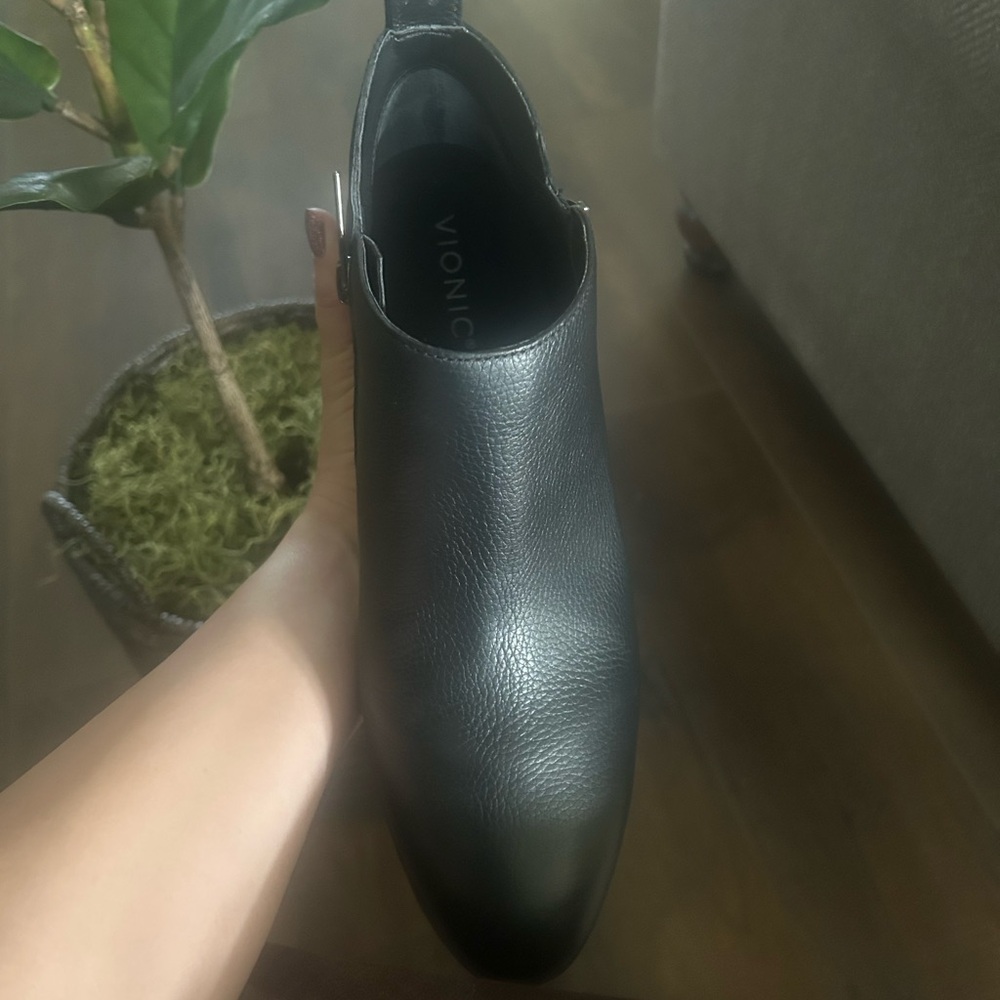 Vionic Black Leather Ankle Booties
Worn once. - Picture 13 of 15